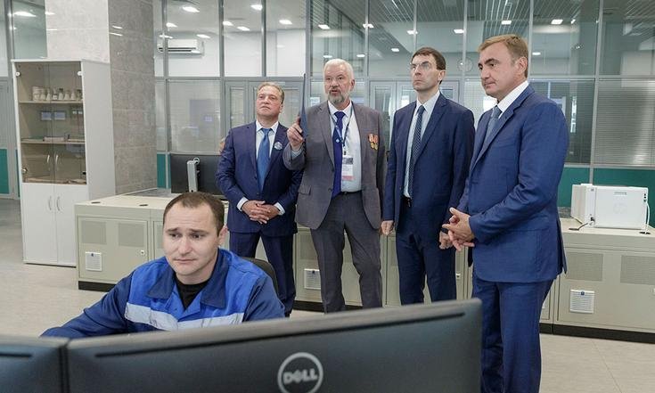 7 сентября 2018 года. Тульская область, Щёкинский район, р.п. Первомайский. Запуск нового производственного комплекса на предприятии "Щёкиноазот". Фото с портала Правительства Тульской области Tularegion.ru