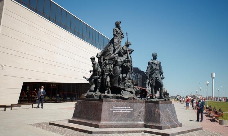Белгородская область, Прохоровский район, п. Прохоровка. Открытие музея "Битва за оружие Великой Победы".