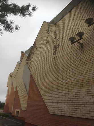 Брянск, улица Советская, 98. Состояние здания Брянского городского лицея № 1 на дату личного приема граждан, проведенного С.В.Нештенко 18.08.2023