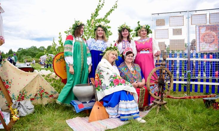 Орловская область, Хотынецкий район, село Льгов. XXIV Международный фольклорный праздник «Троицкие хороводы в Орловском Полесье». Фото: пресс-служба губернатора Орловской области orel-region.ru