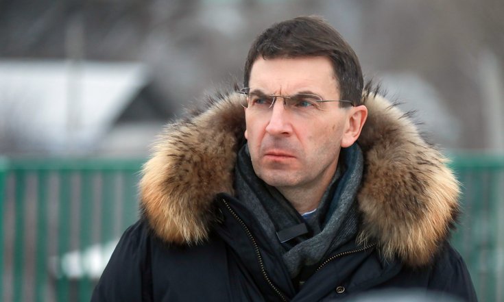 Липецкая область, Данковский район, Данков. Осмотр Богословской набережной и реконструируемого моста через Дон. Фото: официальный портал администрации Липецкой области