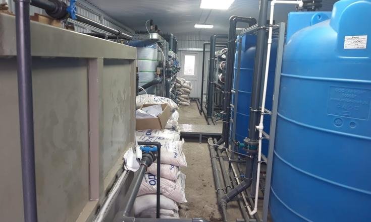 Воронежская область, Таловский район, поселок Новотроицкий. Система водоснабжения после реконструкции (к информации о выполнении поручения по итогам личного приема граждан, проведенного А.В. Ерёминым 25 июня 2019 года)