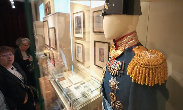 Московская область, с. Осташёво, ул. Школьная, д. 36. Экспозиция музея cемьи Великого князя Константина Константиновича Романова. Фото: Д.Трудников