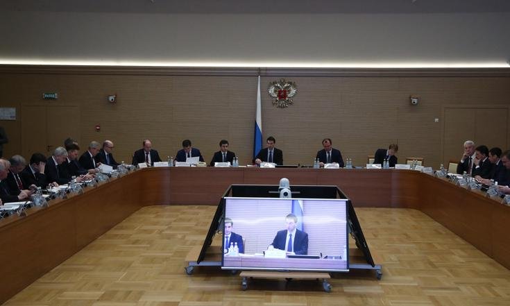 12 февраля 2020 года. Москва, Межокружной ситуационный центр. Заседание Совета при полномочном представителе Президента Российской Федерации в Центральном федеральном округе. Фото ТАСС