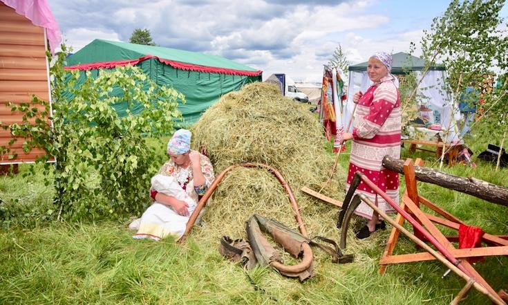 Орловская область, Хотынецкий район, село Льгов. XXIV Международный фольклорный праздник «Троицкие хороводы в Орловском Полесье». Фото: пресс-служба губернатора Орловской области orel-region.ru