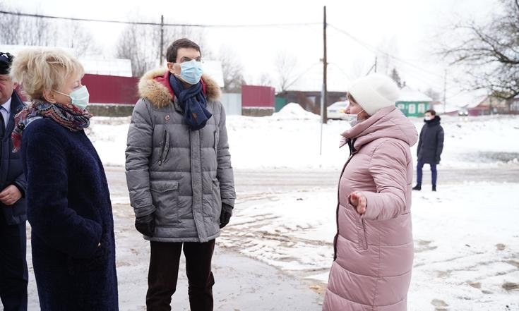 19 декабря 2020 года. Тверская область, Торопец. Рабочая поездка полпреда Президента РФ в ЦФО.