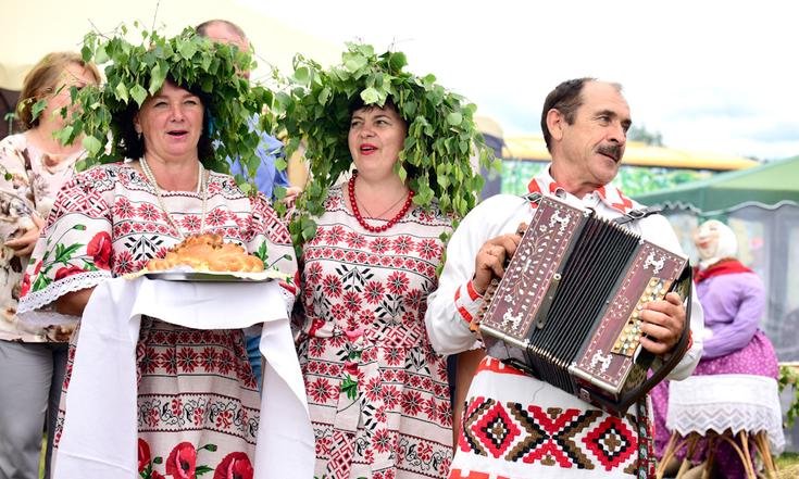 Орловская область, Хотынецкий район, село Льгов. XXIV Международный фольклорный праздник «Троицкие хороводы в Орловском Полесье». Фото: пресс-служба губернатора Орловской области orel-region.ru
