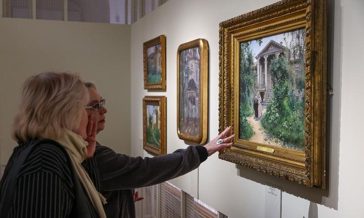 Владимирская область, Суздаль, улица Кремлёвская, 20. Выставка «Поленов и ученики. Фото: С.Булкин, ТАСС