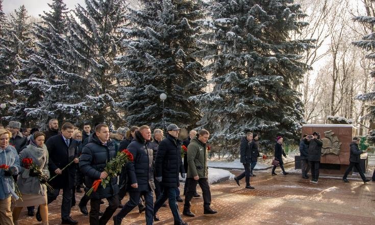 Курская область, Курск, улица Карла Маркса, 48. Мемориальный комплекс «Памяти павших в Великой Отечественной войне 1941–1945 годов». Фото: пресс-служба губернатора Курской области