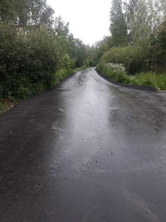 Московская область, Наро-Фоминский городской округ, Апрелевка, 2-я Майская улица. Дорога после ремонта (к информации о выполнении поручения по итогам приема граждан, проведенного А.А.Шаклуновым 25 мая 2021 года)