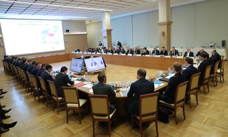 12 февраля 2020 года. Москва, Межокружной ситуационный центр. Заседание Совета при полномочном представителе Президента Российской Федерации в Центральном федеральном округе. Фото ТАСС