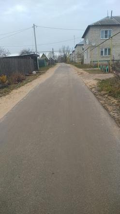 Владимирская область, Селивановский район, поселок Красная Ушна. Улица Заводская после проведения ремонтных работ (к информации о выполнении поручения по результатам приема граждан, проведенного С.В.Нештенко 16 июля 2020 года)