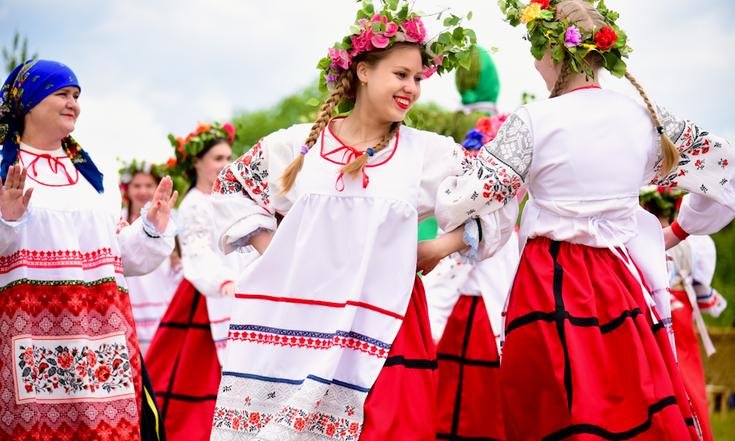 Орловская область, Хотынецкий район, село Льгов. XXIV Международный фольклорный праздник «Троицкие хороводы в Орловском Полесье». Фото: пресс-служба губернатора Орловской области orel-region.ru
