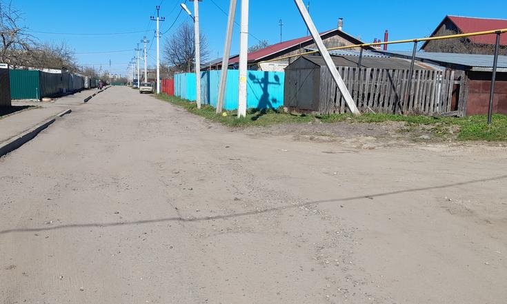 Ивановская область, Кохма, улица Дружбы. Состояние дороги на дату личного приема граждан, проведенного А.В.Анисимовым 28.04.2022