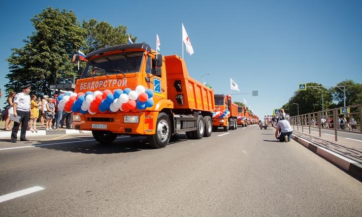 Белгородская область, Прохоровский район, п. Прохоровка. Открытие движения по автомобильной дороге к мемориальному музейному комплексу «Прохоровское поле».