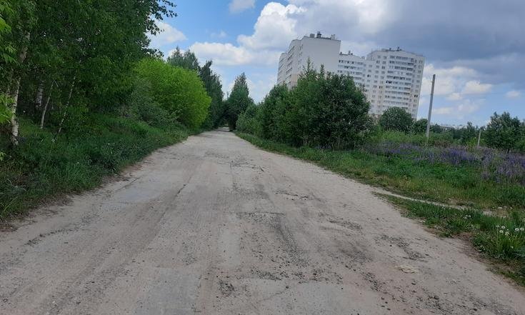 Кострома, улица Олега Юрасова. Состояние дороги на дату личного приема граждан, проведенного С.В.Нештенко 30.05.2024