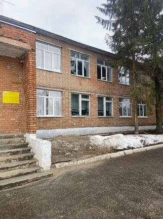Рязанская область, Рязанский район, село Екимовка, 88. Средняя школа имени К.Г. Паустовского в состоянии на дату личного приема граждан, проведенного А.В.Анисимовым 22 апреля 2022 года