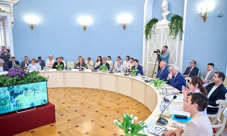 Москва, улица Мясницкая, 21, строение 1. Заседание Попечительского совета музея-заповедника В.Д.Поленова. Фото: пресс-служба Министерства культуры РФ culture.gov.ru