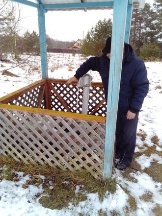 Брянская область, Мглинский район, село Католино. Водопроводная сеть после реконструкции (к информации о выполнении поручения по итогам личного приема граждан, проведенного А.Н.Мошковым 3 августа 2021 года)