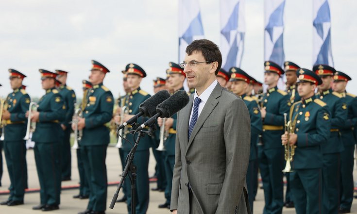 Белгородская область, Прохоровский район, поселок Прохоровка. Торжественный митинг, посвященный 79-й годовщине Прохоровского танкового сражения. Фото: пресс-служба правительства Белгородской области