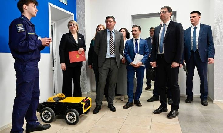 Тамбов, улица Советская, 193. Посещение Колледжа техники и технологии наземного транспорта им. М.С.Солнцева. Фото: П.Васильев