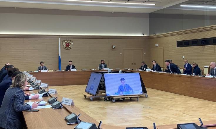 5 февраля 2021 года. Москва, Межрегиональный ситуационный центр. Заседание Совета при инвестиционном уполномоченном в Центральном федеральном округе.
