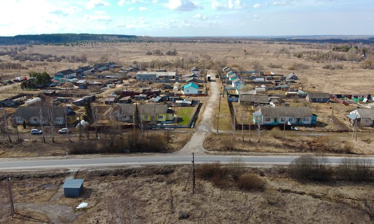 Тульская область, Суворовский район. Территория села Березово в состоянии на дату личного приема граждан, проведенного М.А.Бубеным 15 апреля 2021 года