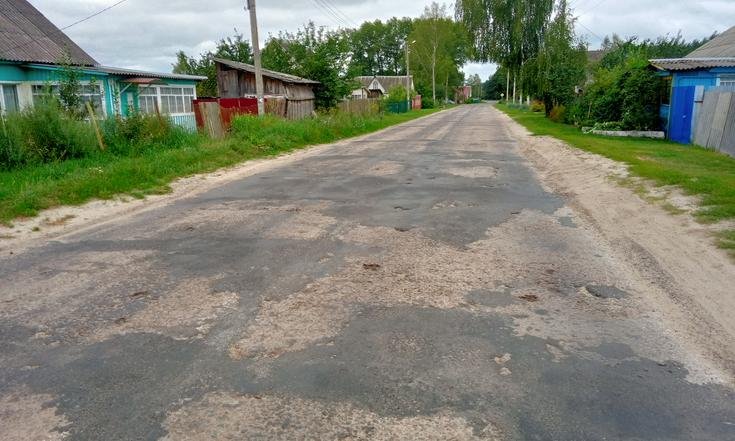 Брянская область, Навлинский район. Состояние дороги на дату личного приема граждан, проведенного С.В.Нештенко 18.08.2023