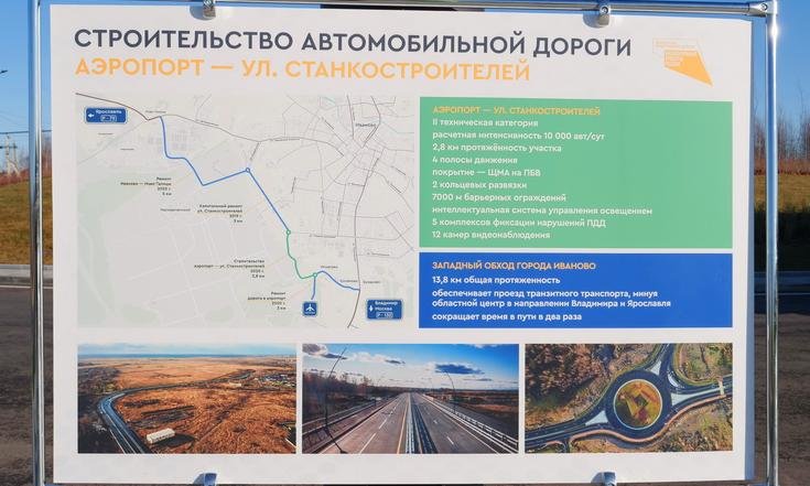 Ивановская область. Открыто движение по Западному обходу города Иваново. Фото: сайт Правительства Ивановской области Ivanovoobl.ru