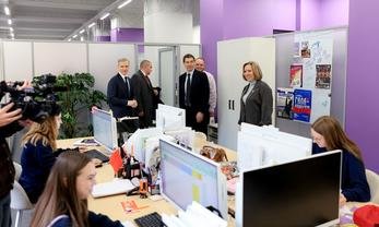 Смоленск, улица Ленина, 7/2. Посещение молодежного центра «Пушкинский». Фото: admin-smolensk.ru