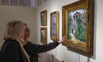 Владимирская область, Суздаль, улица Кремлёвская, 20. Выставка «Поленов и ученики. Фото: С.Булкин, ТАСС