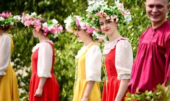 Орловская область, Хотынецкий район, село Льгов. XXIV Международный фольклорный праздник «Троицкие хороводы в Орловском Полесье». Фото: пресс-служба губернатора Орловской области orel-region.ru