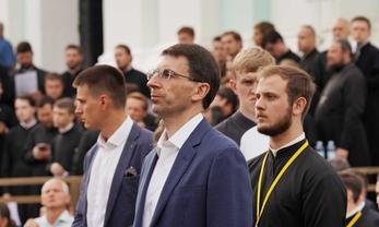Сергиев Посад, Троице-Сергиева лавра. Торжества по случаю 600-летия обретения мощей преподобного Сергия Радонежского. Фото: пресс-служба Патриарха Московского и всея Руси