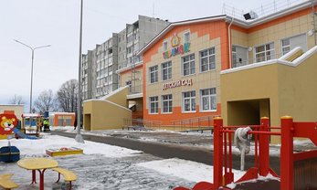 Тверская область, Вышний Волочёк, улица Бутягина. Детский сад «Теремок». Фото: официальный сайт правительства Тверской области тверскаяобласть.рф