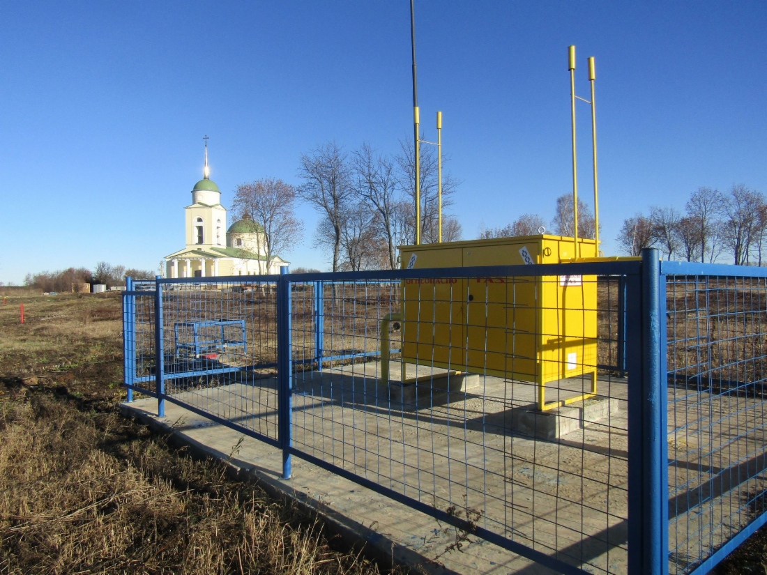 Липецкая область, Краснинский муниципальный район, село Никольское. В село Никольское пришел первый газ. Фото: gazprom.ru