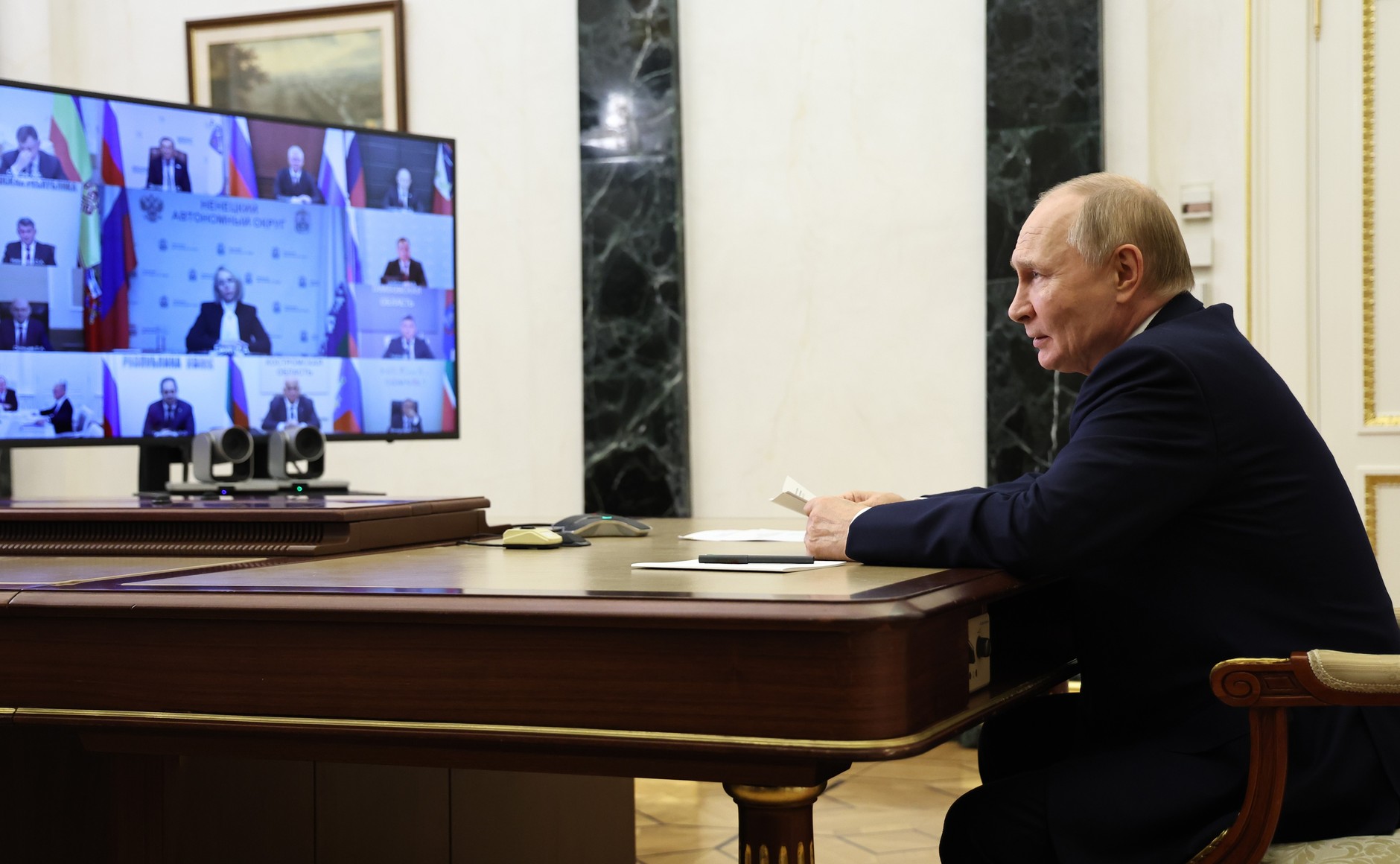 26 сентября 2025 года. Москва, Кремль. Встреча с избранными главами регионов. Фото: kremlin.ru