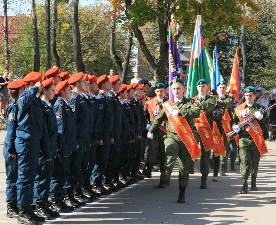 Кадеты присягнули на  верность служению Отечеству