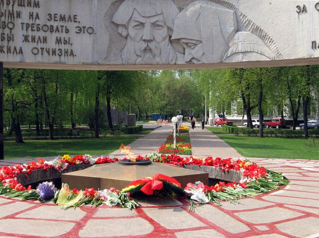 «Вечный огонь», зажженный в память о погибших, не погаснет никогда