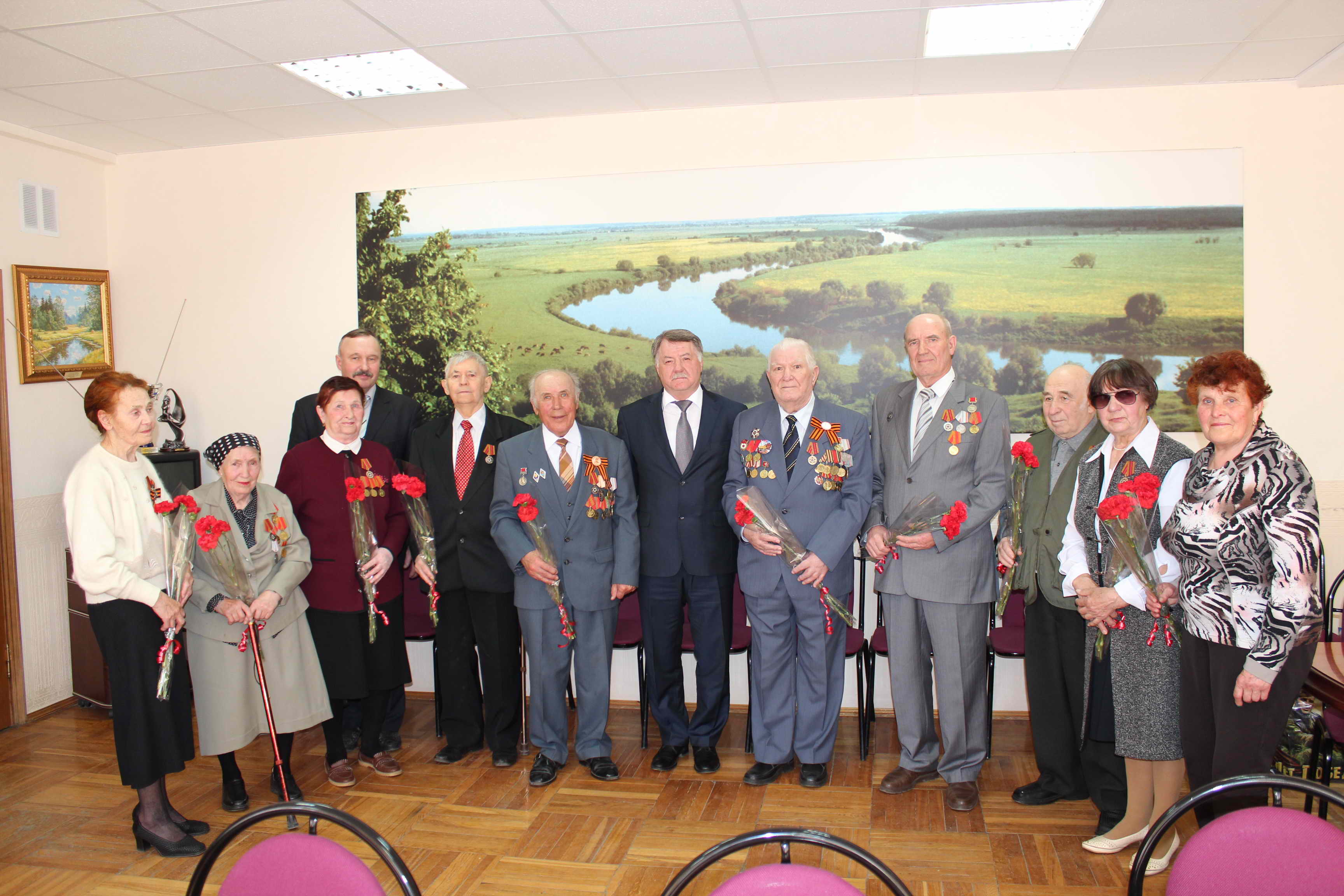 Ветеранам-аграриям вручили медали к 70-летию Победы