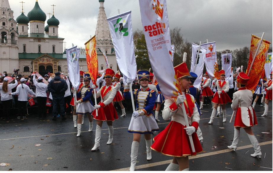 Ярославль принимает эстафету олимпийского огня
