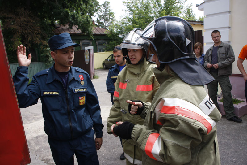 Пожарные дружины в лагерях отдыха