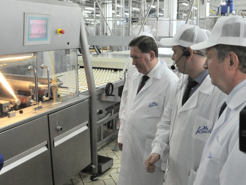 Глава Курской области принял участие в пуске новых линий на  «КОНТИ-РУС»