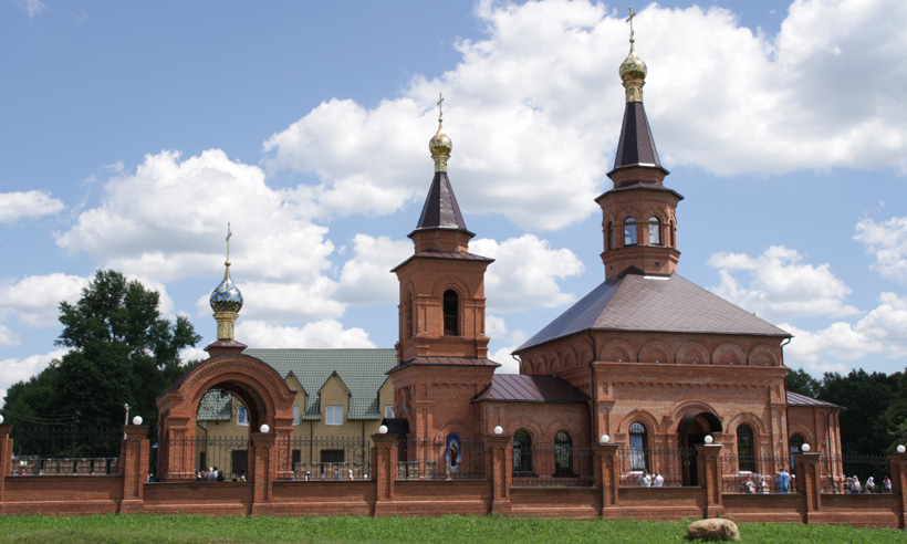 Освящение храма в Брянской области