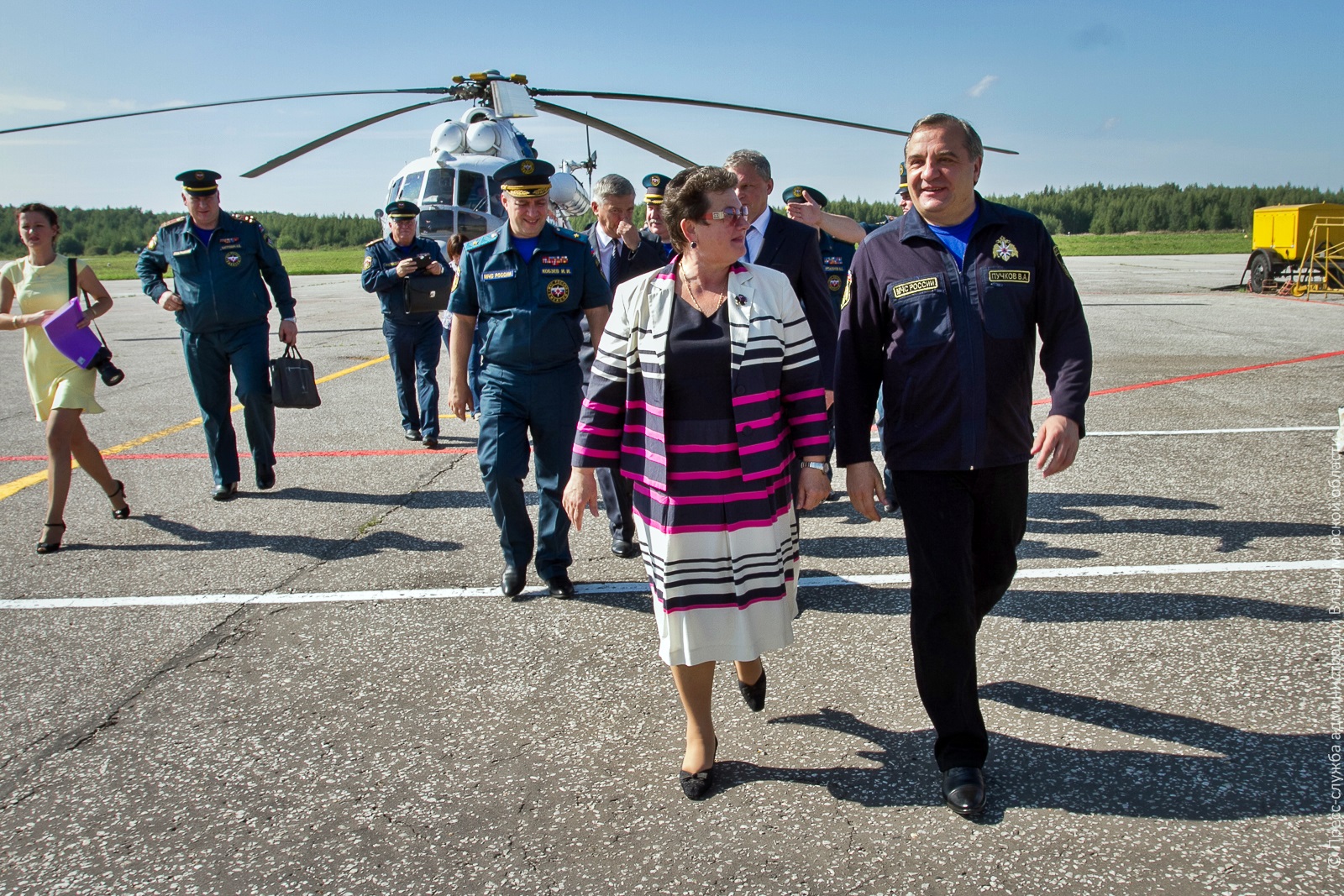 Светлана Орлова: «Благодарю главу МЧС России Владимира Пучкова
за внимательное и профессиональное отношение к Владимирской области»