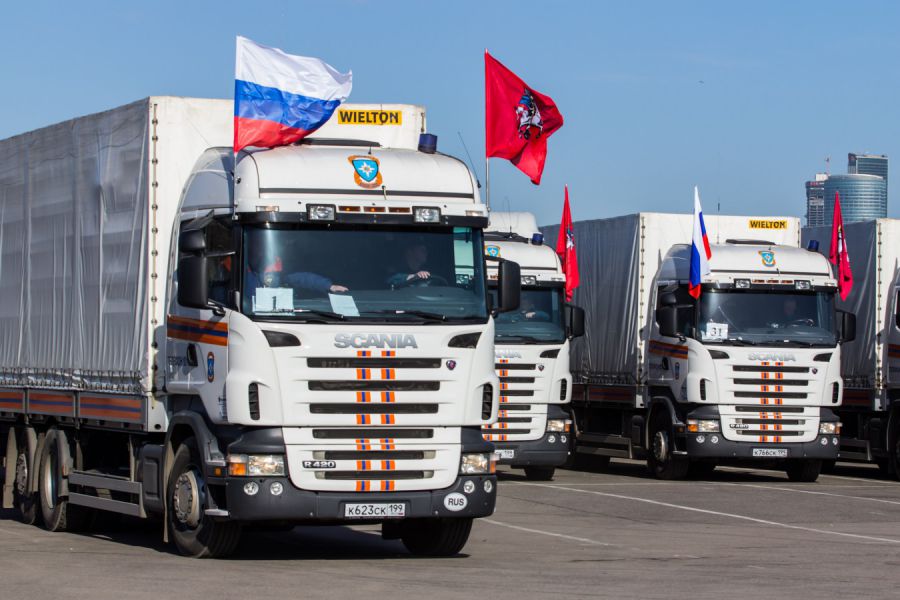 Более чем 100 тонн гуманитарного груза отправили из Подмосковья в Крым