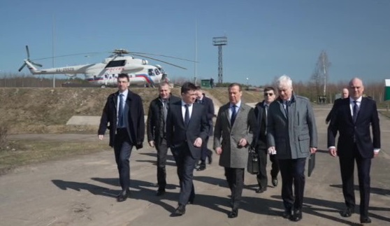 Московская область, Коломна, Окский проспект, 42. Рабочая поездка Д.Медведева в Коломну.