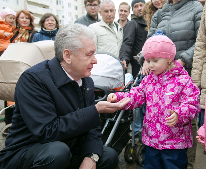 Сергей Собянин ознакомился с ходом строительства здания детского сада в районе Фили-Давыдково