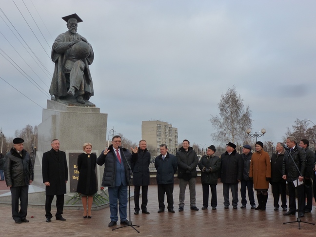 В Тамбове открыли памятник великому русскому ученому Владимиру Вернадскому