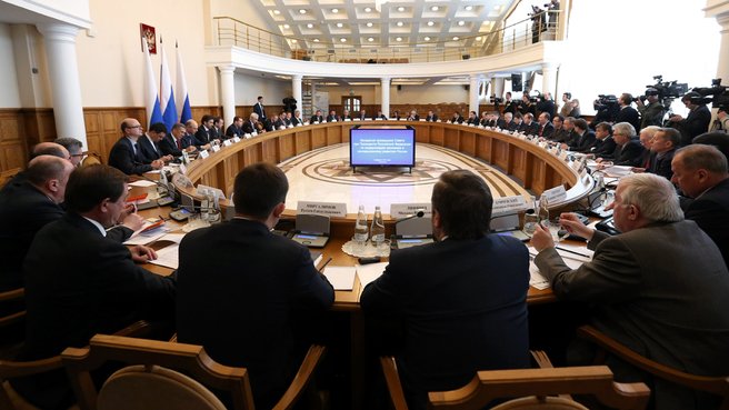 Заседание президиума Совета при Президенте Российской Федерации по модернизации экономики и инновационному развитию