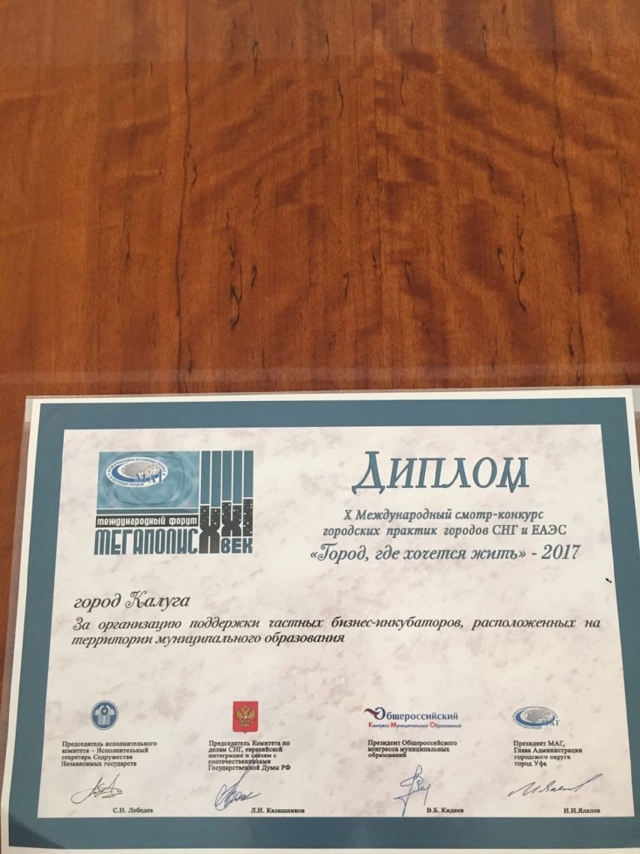 Калуга победила в международном смотре - конкурсе
